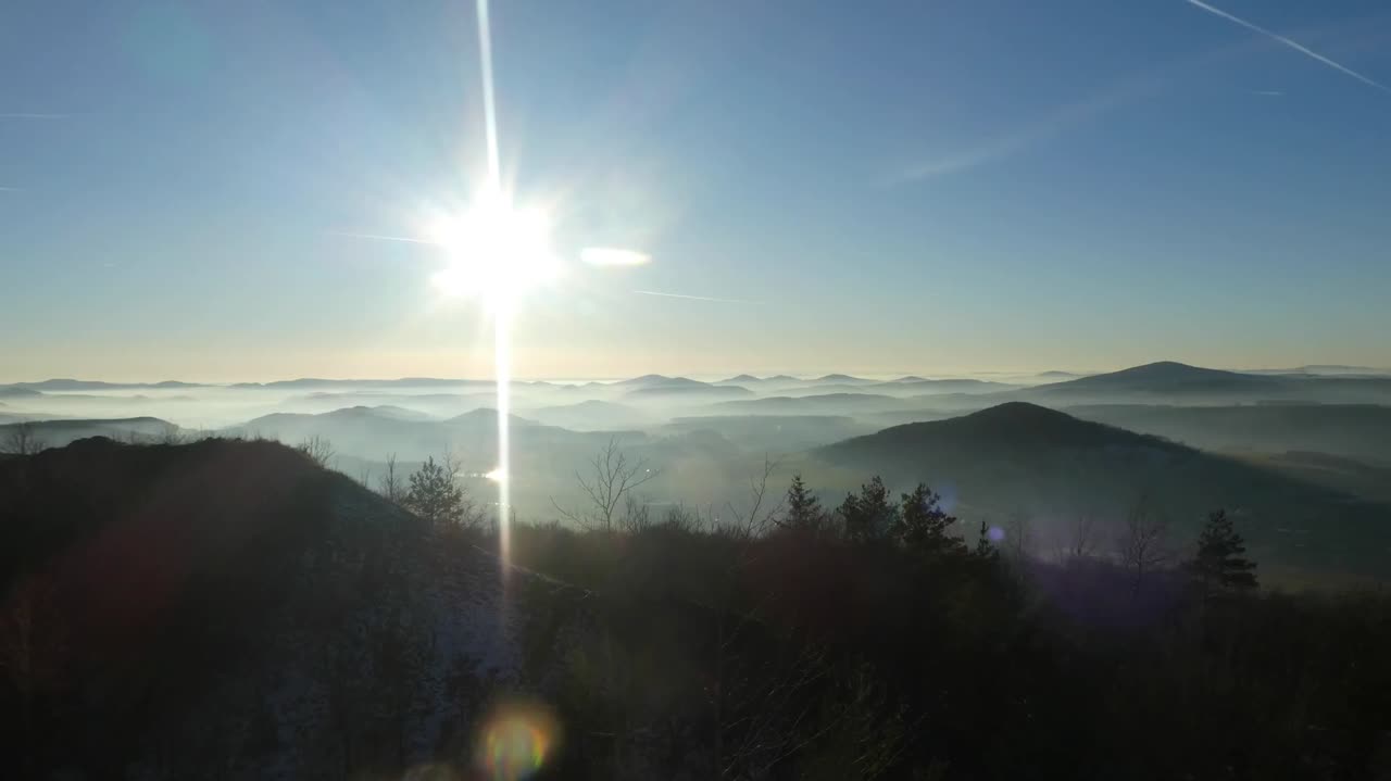 Sonnenuntergang auf dem Oechsenberg